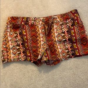 Forever 21 multi colored shorts